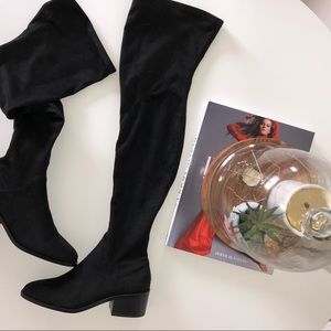 New Suede Over The Knee Boots